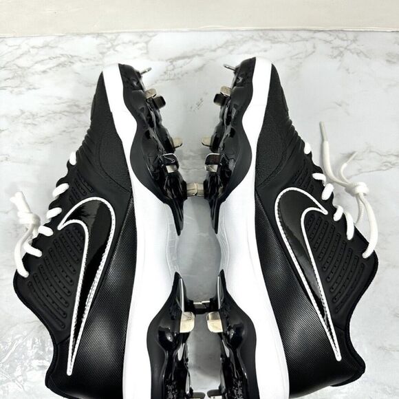 Men's Nike Alpha Huarache 3 Varsity Low Baseball Cleats Black CT0829-003 Size 7 - Picture 5 of 9